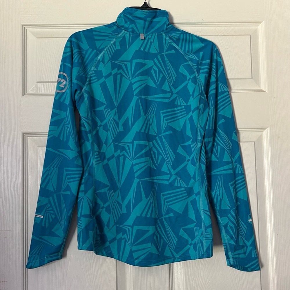 Turquoise Nike Running Jacket - Picture 3 of 7